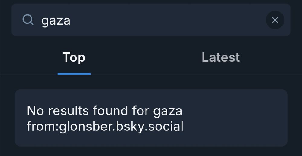 This user has never listed about Gaza