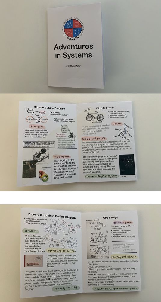 some of the pages of the zine to show what it looks like when folder