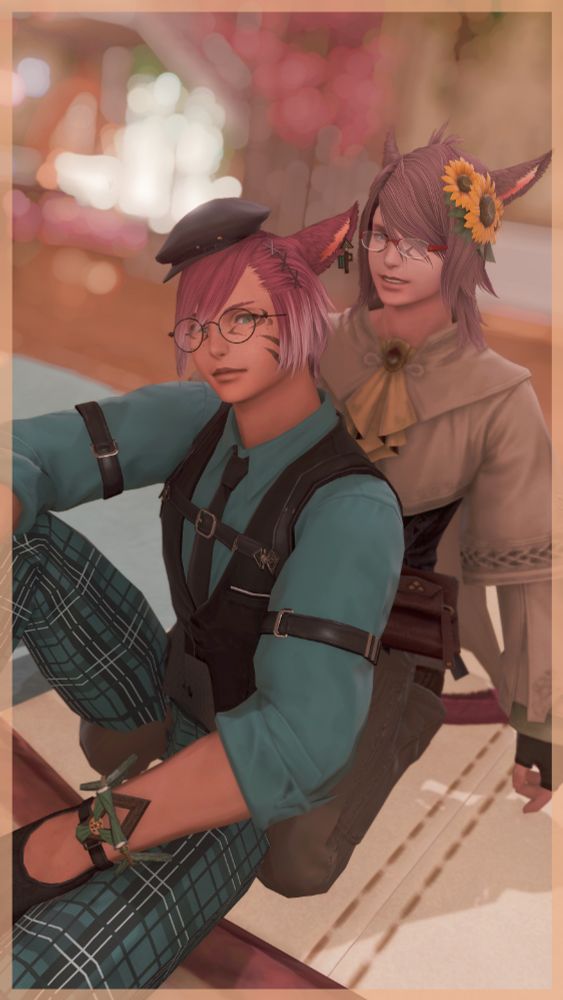 Eirlys and E'wid being cuties together