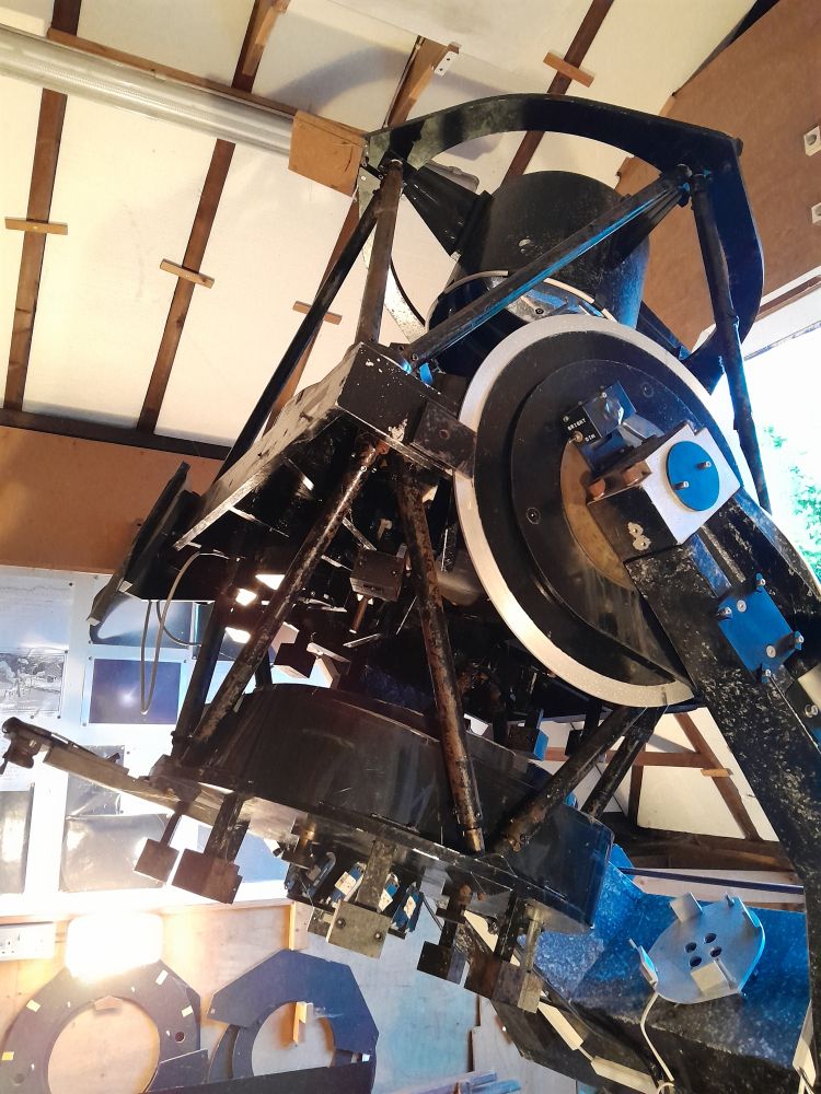 Closeup to one of the IoA telescopes at Cambridge
