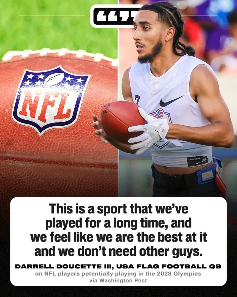 Darrell Doucette III says flag football players 