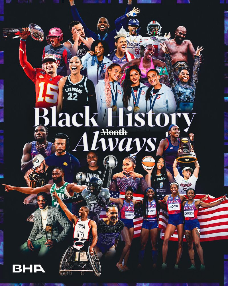 Champions. Game-changers. History-makers.

We recognize another year of Black excellence, building a legacy for generations to come. #BlackHistoryAlways