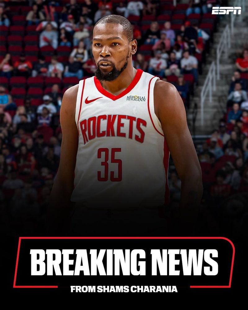 Kevin Durant traded to the Rockets