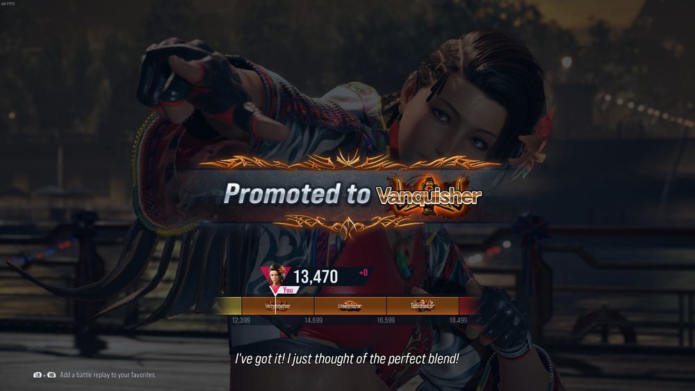 Tekken 8 promotion to vanquisher rank as Azucena