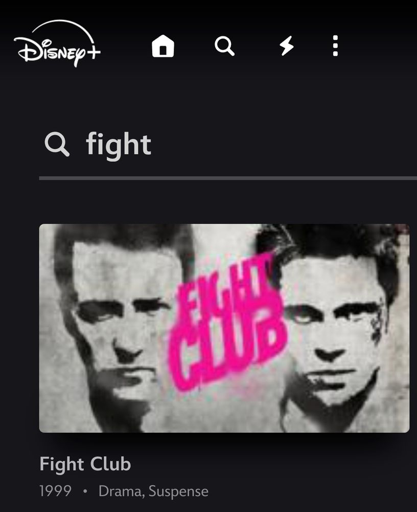 fight club streaming on disney+
