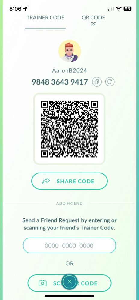 Pokémon GO friend code