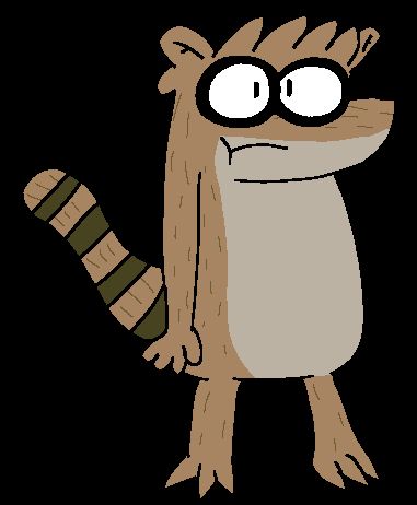 fanart of Rigby from Regular Show
