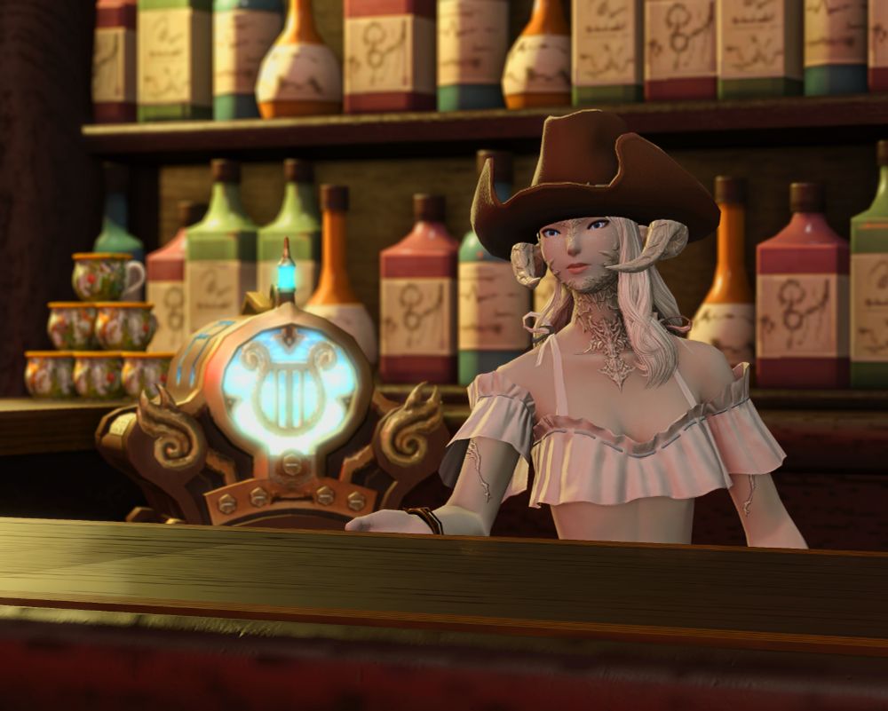 Scenes from Saddle n' Spur Saloon. Our fearless bartender Tala!
