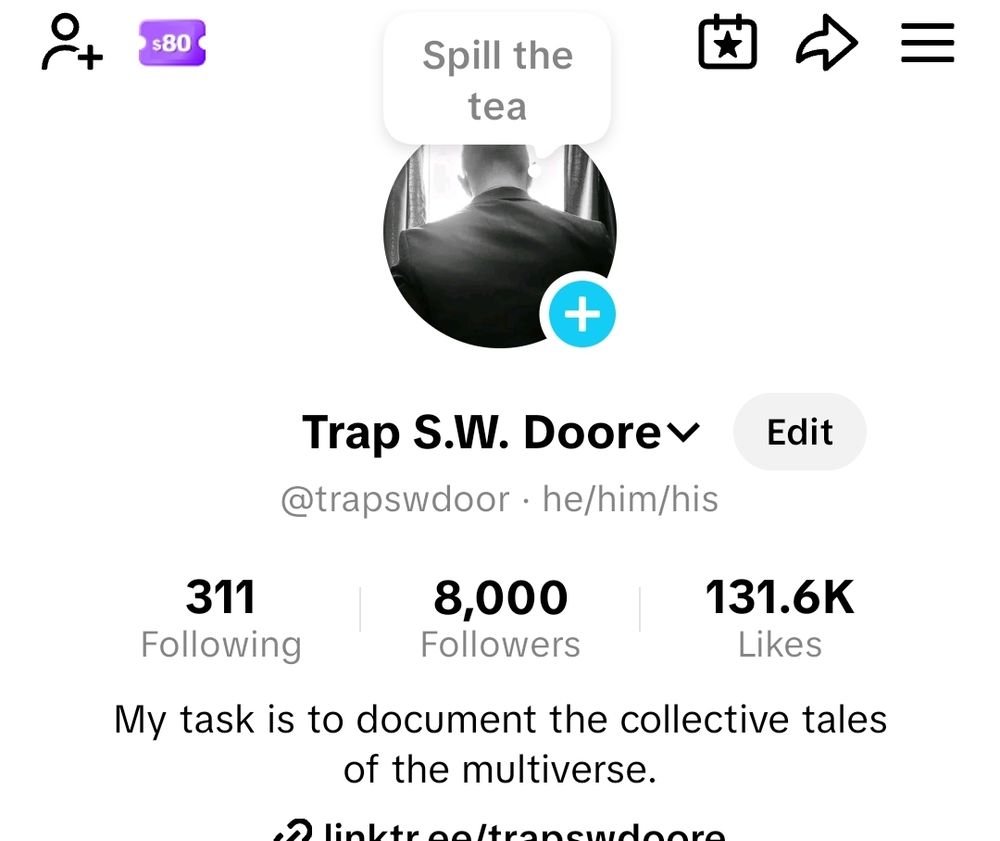 Trap's TikTok Bio.