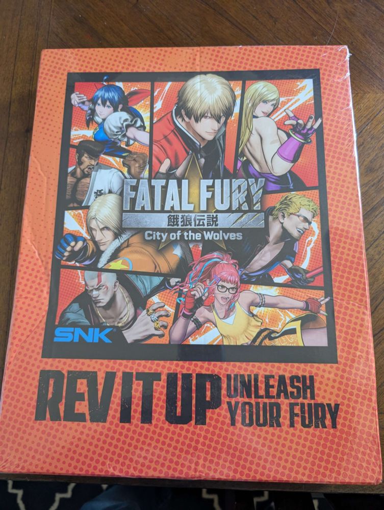 FATAL FURY: City of the Wolves media kit/ gift box