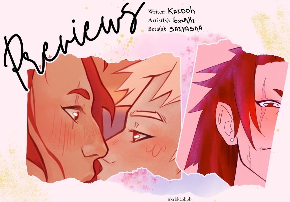 Preview of my pieces for the kiribaku bang!