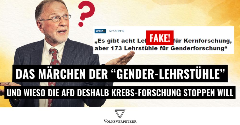 Die AfD will Krebsforschung stoppen, weil sie gegen “Gender” ist. Wirklich