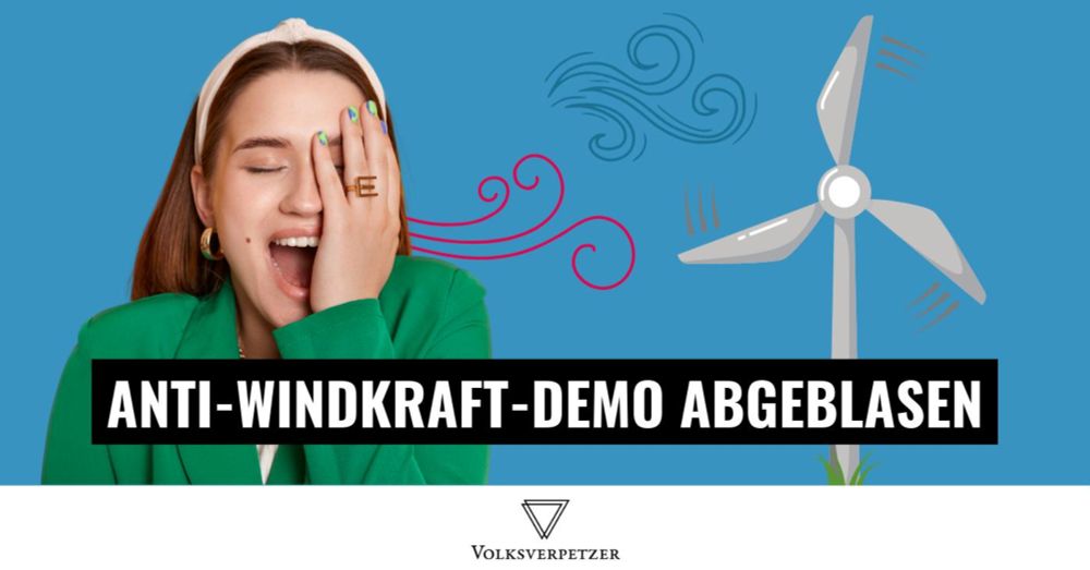 Anti-Windkraft-Aktion scheitert an zu viel Wind