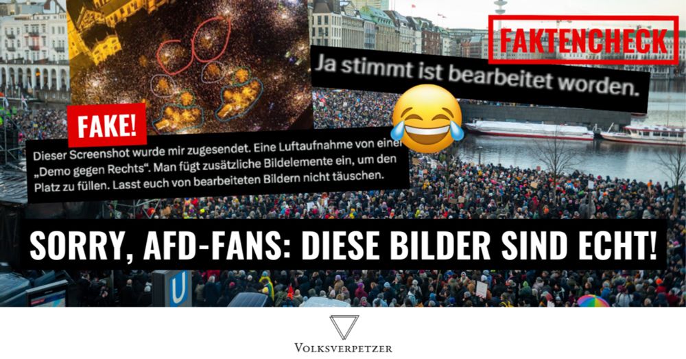 AfD-Fans verzweifelt: So versuchen sie die Menschenmassen wegzuleugnen!