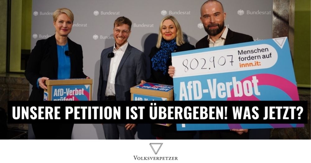 Erfolg! Bundesrat nimmt unsere AfD-Verbots-Petition an - so geht's weiter!