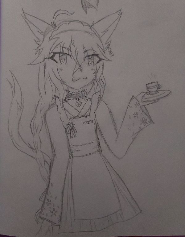 My OC Ikuto 🌙✨️ (just wanted to draw something cute~)