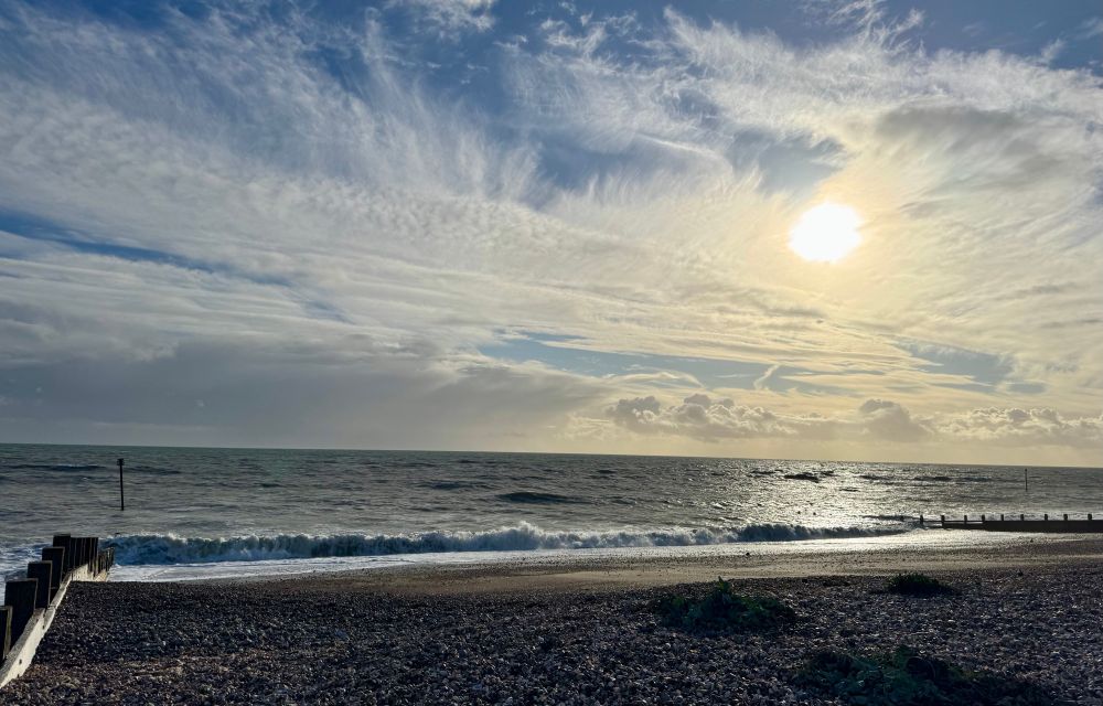 Big skies over the sea