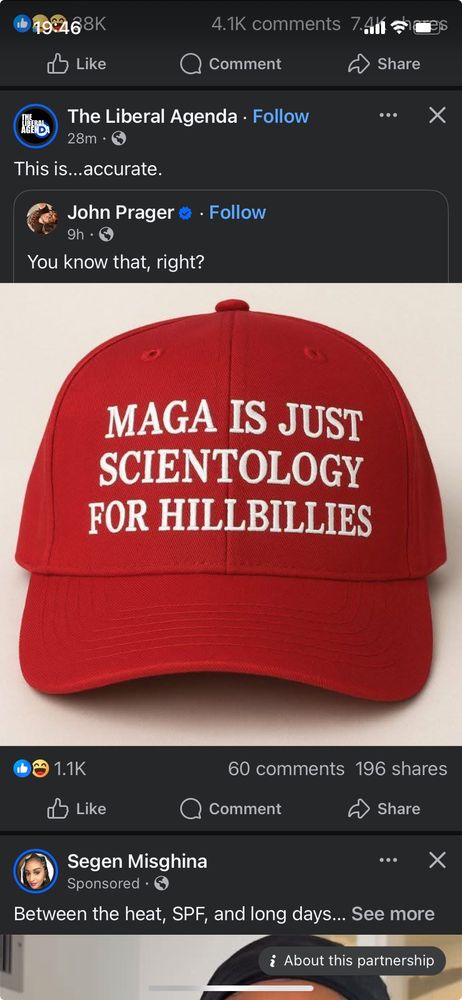 MAGA hat.