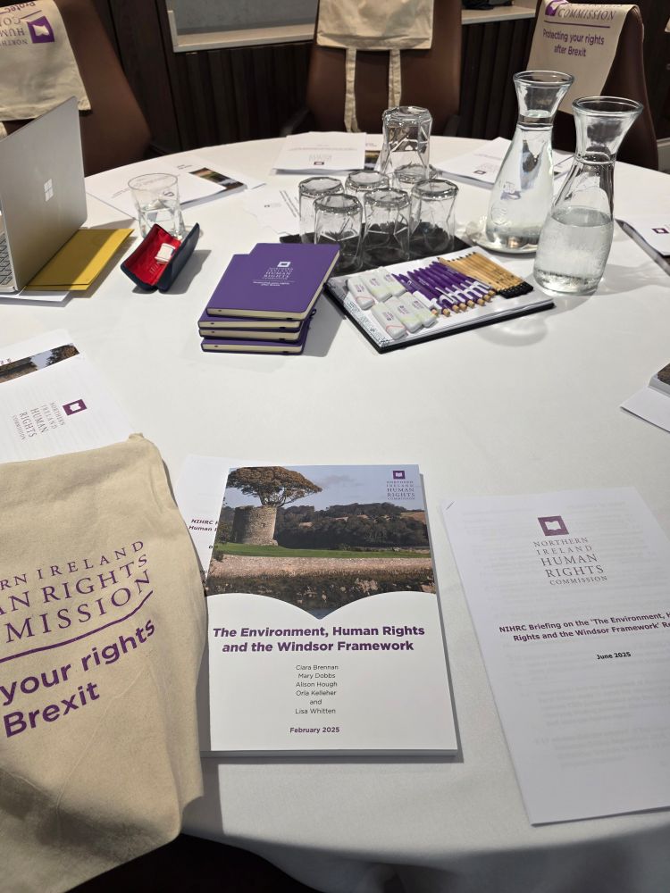 Image of NIHRC publication on the Environment, Human Rights and the Windsor Framework