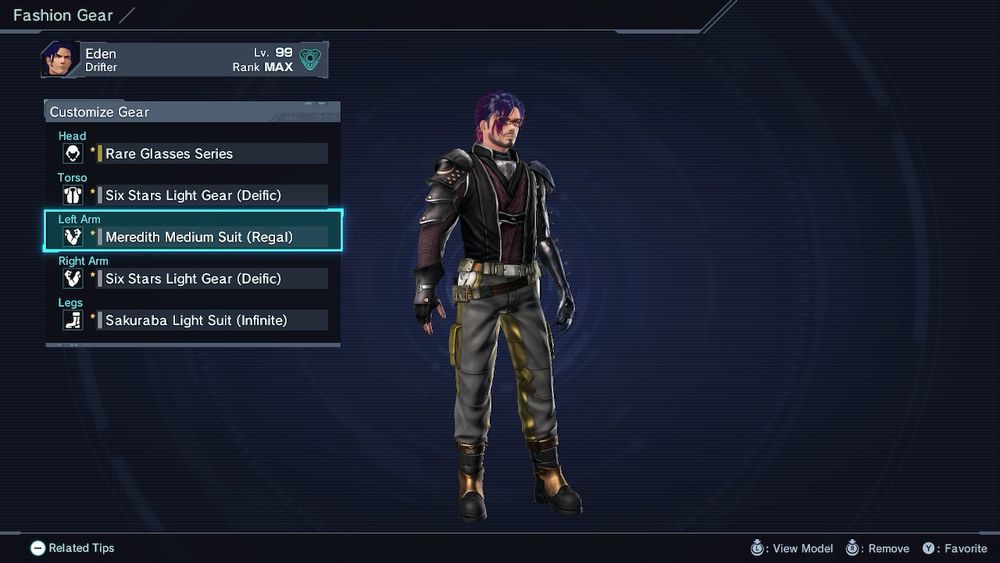 Screenshot of my Cross “Eden” from Xenoblade X