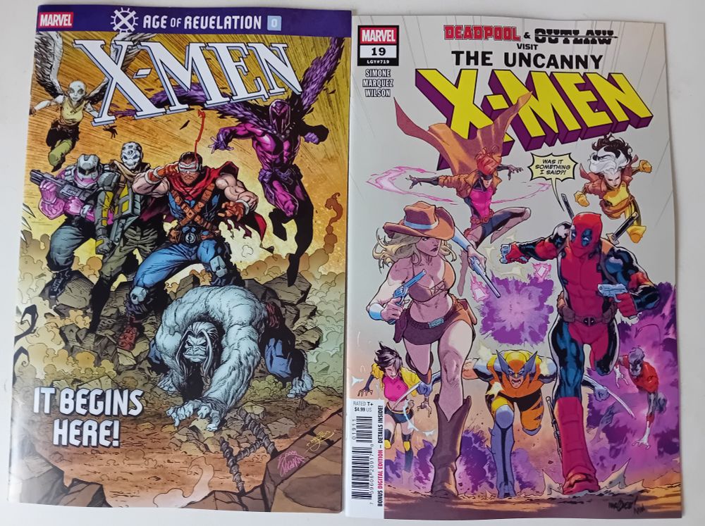 X-Men Age of Revelation #0 main cover

Uncanny X-Men #19 main cover