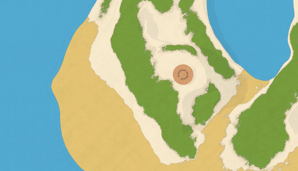 Island slightly zoomed in