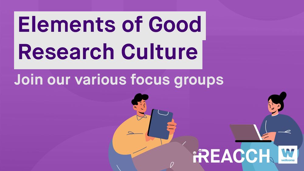 elements of good research culture. join our various focus groups
