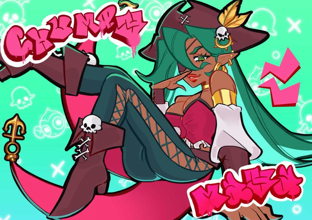 Captain Maya serving realness and cvnt 🔥🔥 (illustrated by me!)