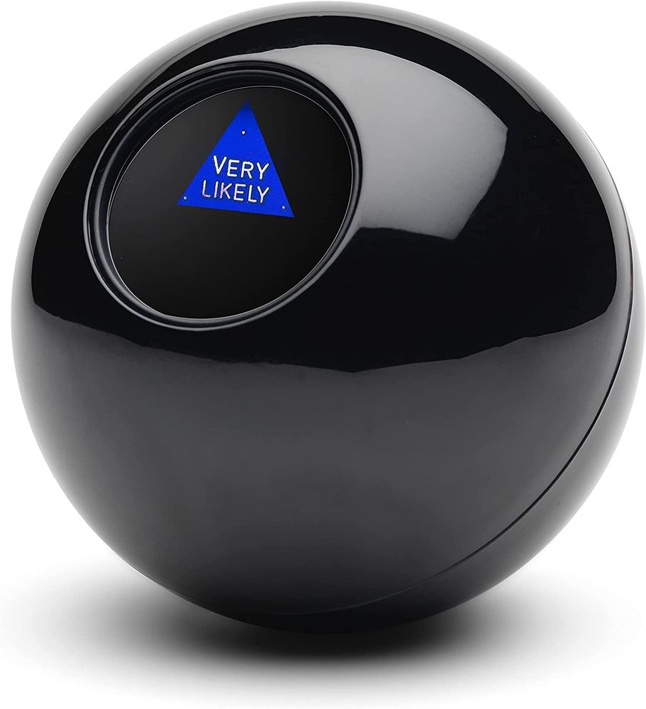 Magic 8 ball saying "very likely".