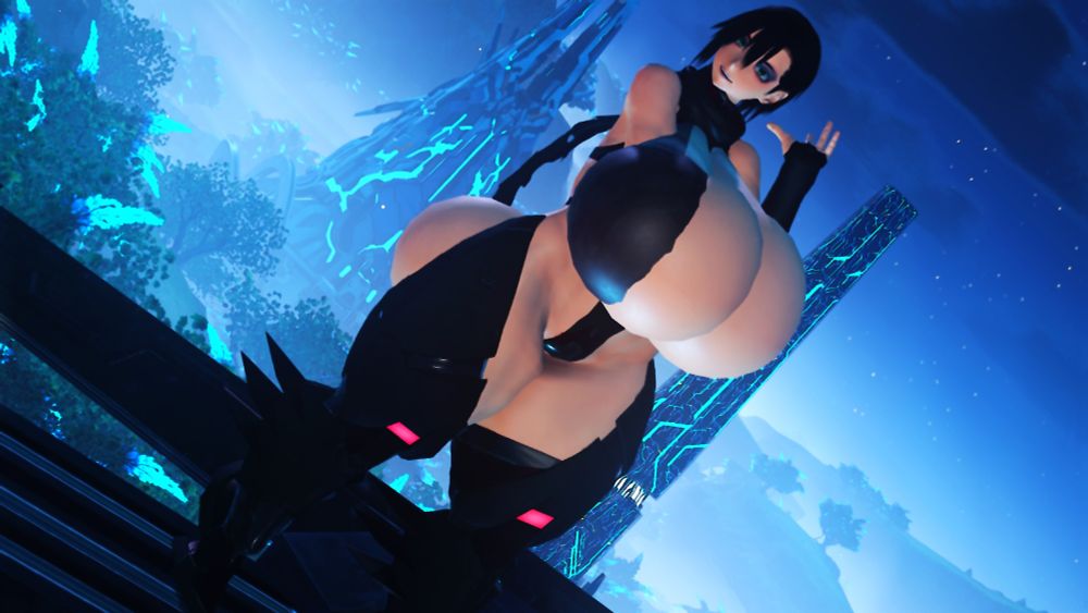 Screenshot of my player character in Phantasy Star Online 2: New Genesis