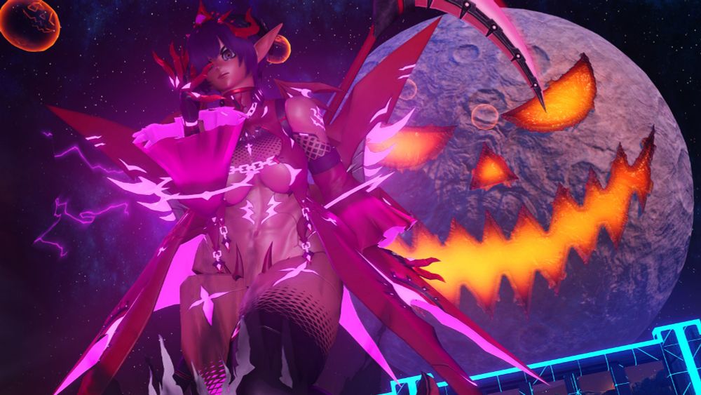 Screenshot of my player character in Phantasy Star Online 2: New Genesis