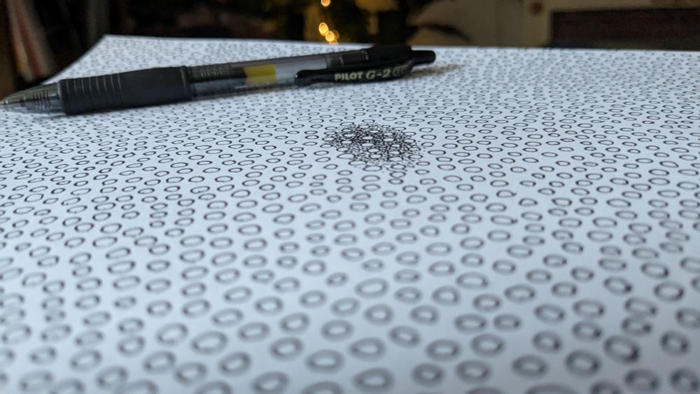 pen doodles, Pilot G-2 1.0mm