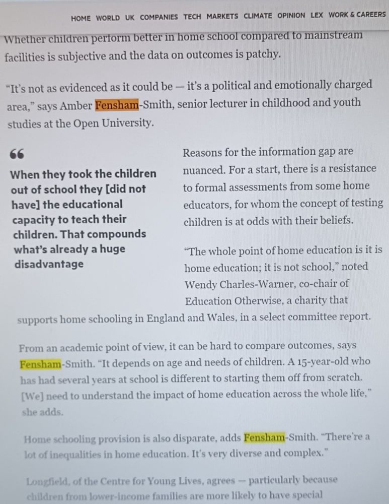Reasons for the information gap are nauanced