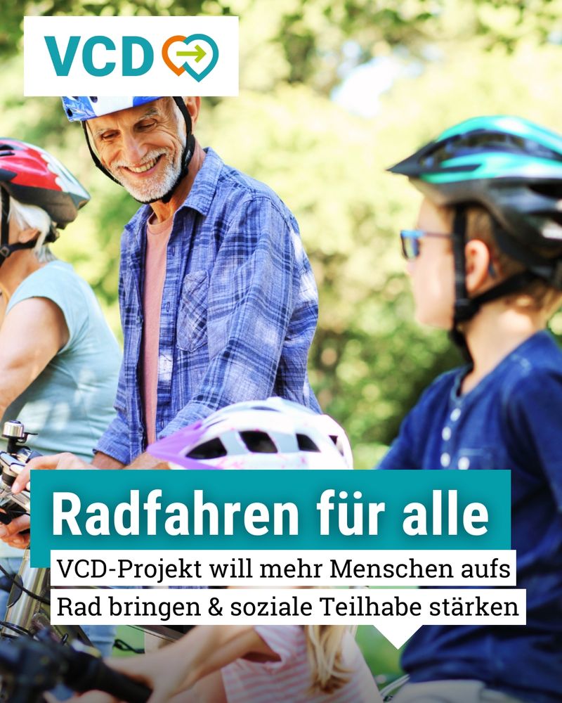 Radfahren für alle: VCD-Projekt will mehr Menschen aufs Rad bringen und die soziale Teilhabe stärken