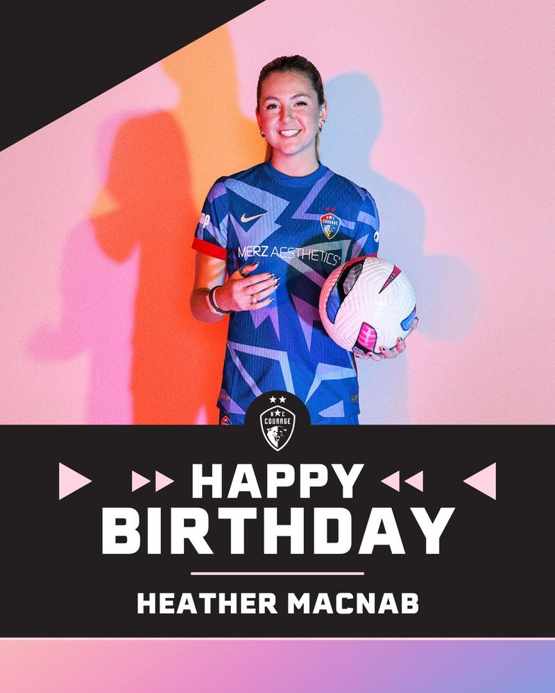 Happy Birthday Graphic featuring a photo of Heather MacNab