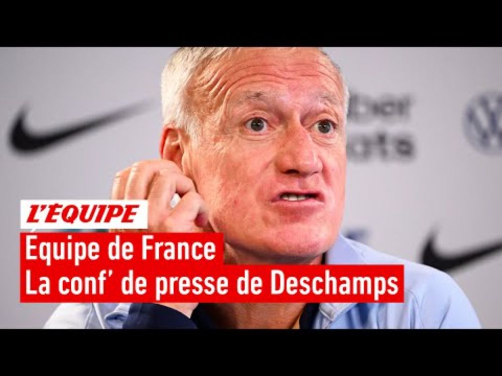 Équipe de France - Didier Deschamps : "Le match est important, la situation dans notre pays aussi"