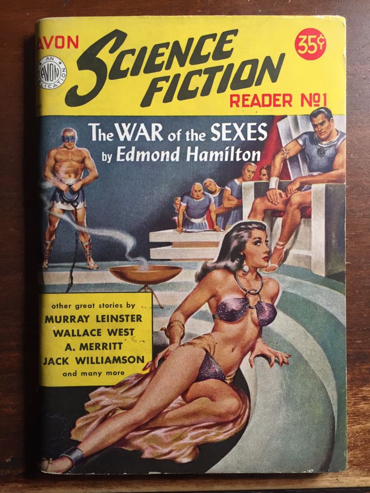 Muscular chap on thron, gazing at voluptuous lass lounging on floor (incense smoke curling upward, masked guard standing … guard)