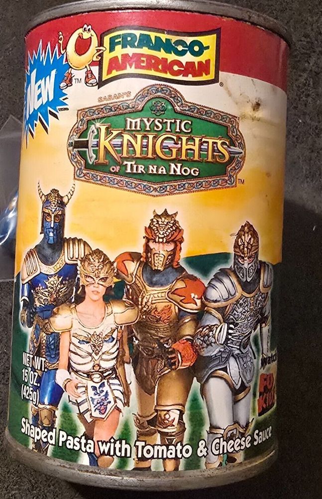 A can that reads 