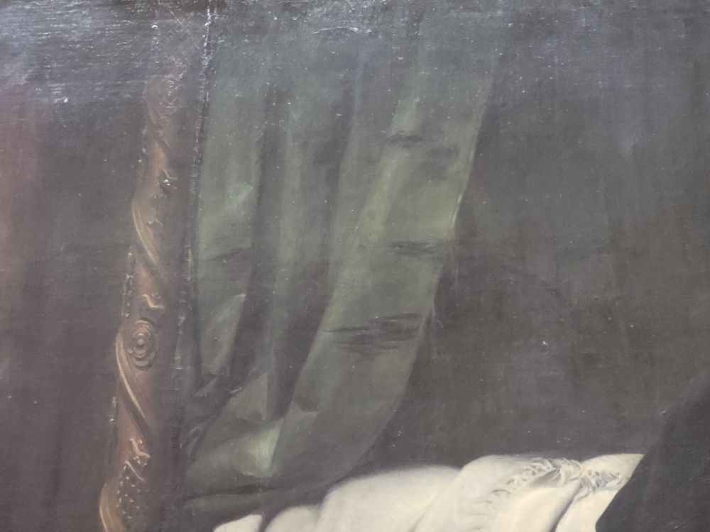 Detail of the Tudor carvings in "The Children of Edward" by Paul Delaroche 