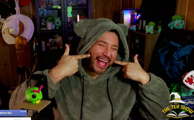 tek, saying goodnight