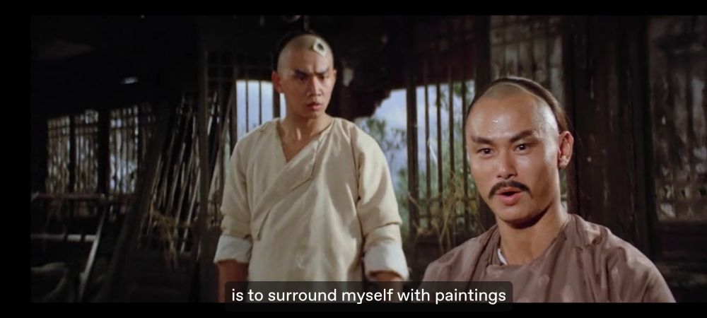 Is to surround myself with paintings