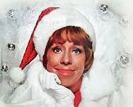 Carol Burnett in Christmas clothing