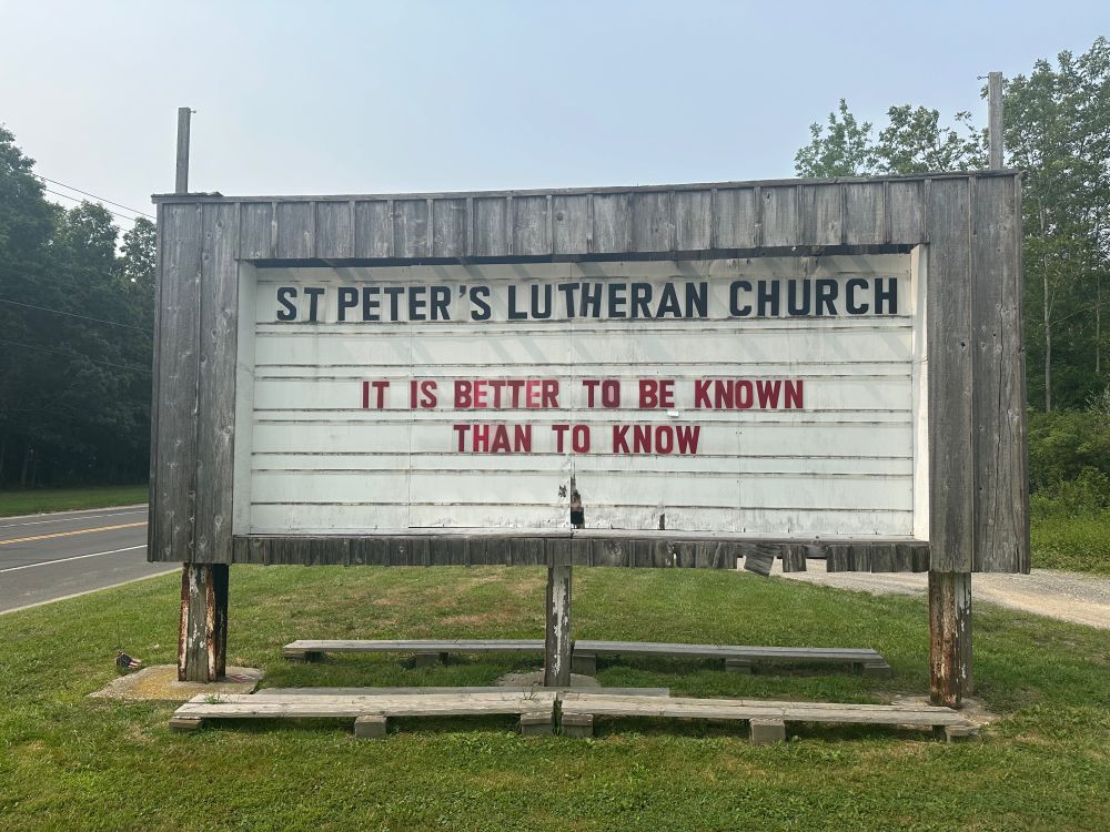 St Peter's Lutheran Church

IT IS BETTER TO BE KNOWN
THAN TO KNOW