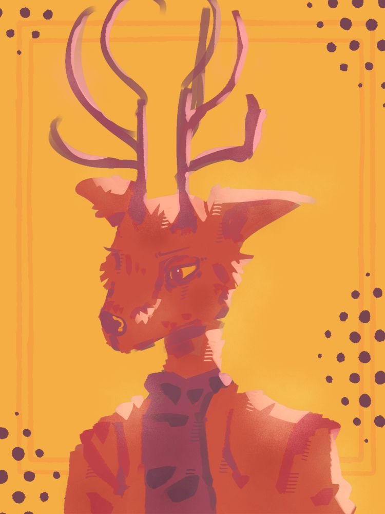 louis from beastars with some cool shading I think