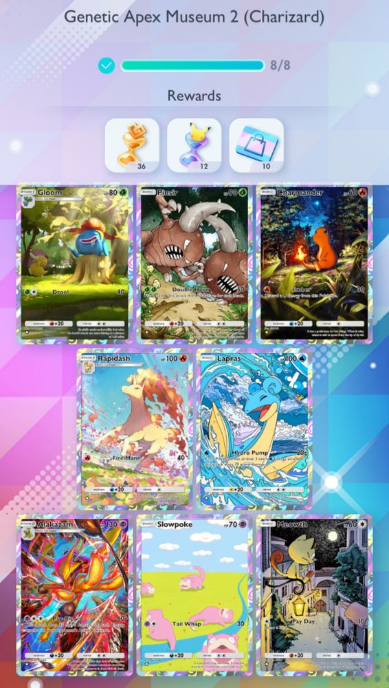 Terminei a primeira missão secreta no Pokémon TCG Pocket