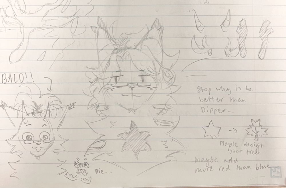 Original sketch from my notebook