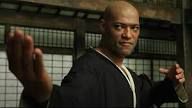 Morpheus in fighting pose for The Matrix