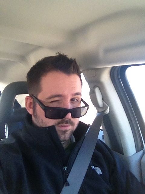 Wink wink selfie while driving