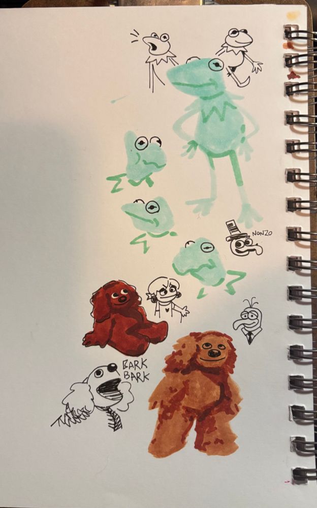 muppet marker scribbles