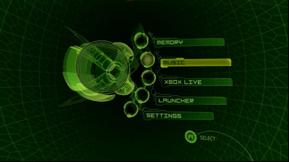 Clear image of the Xbox Dashboard